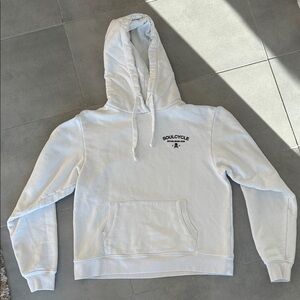 SoulCycle White Hoodie with Logo